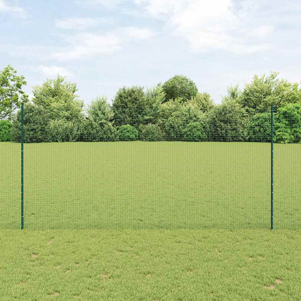 Zavarena žičana ograda s postom 25 x 1,6 m Zelena Mreža