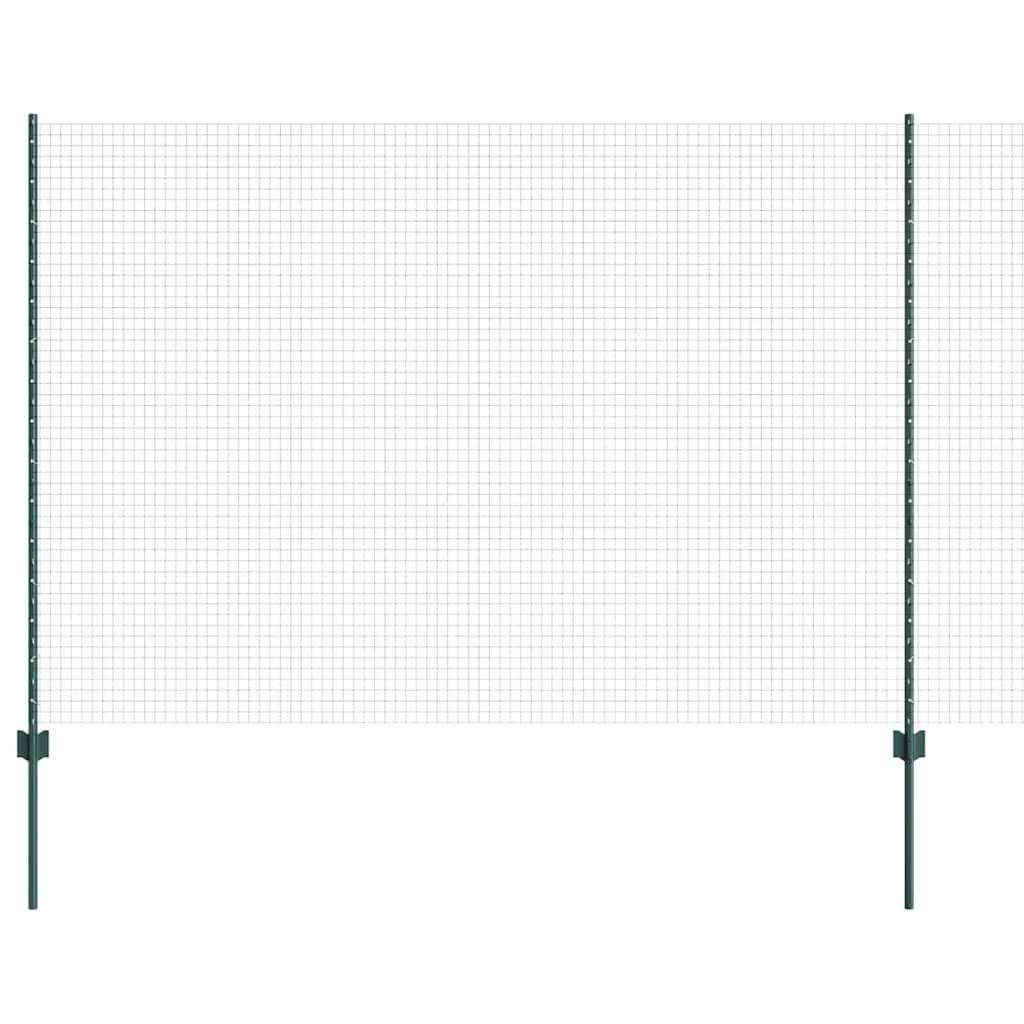 Zavarena žičana ograda s postom 25 x 1,6 m Zelena Mreža