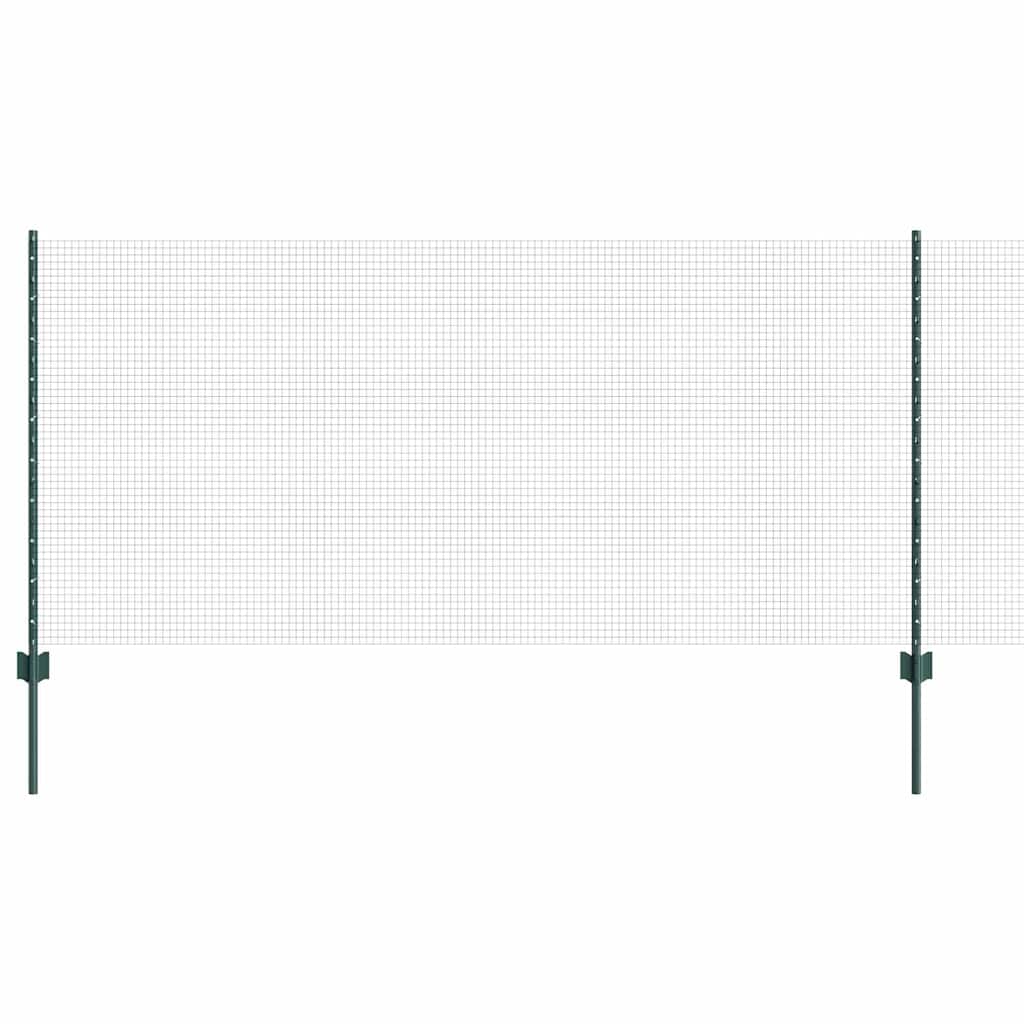 Zavarena žičana ograda s postom 50 x 1 m Čelik premazan PVC-om