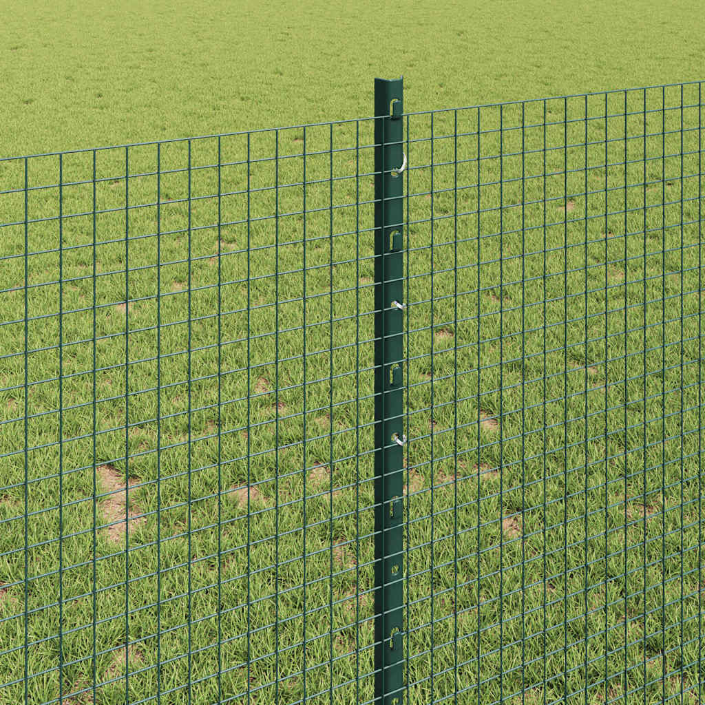 Zatvorena žičana ograda s postovima 50 x 1 m Zelena Mreža