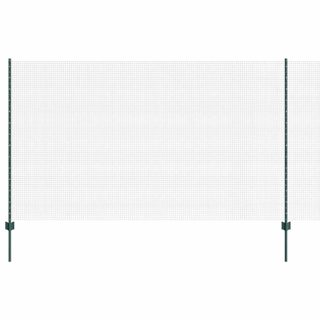 Zavarena žičana ograda s postom 50 x 1,4 m Zelena Mreža
