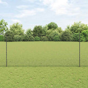 Zavarena žičana ograda s postom 10 x 1,4 m Siva Mreža
