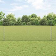 Zavarena žičana ograda s postom 50 x 1,2 m Siva Mreža