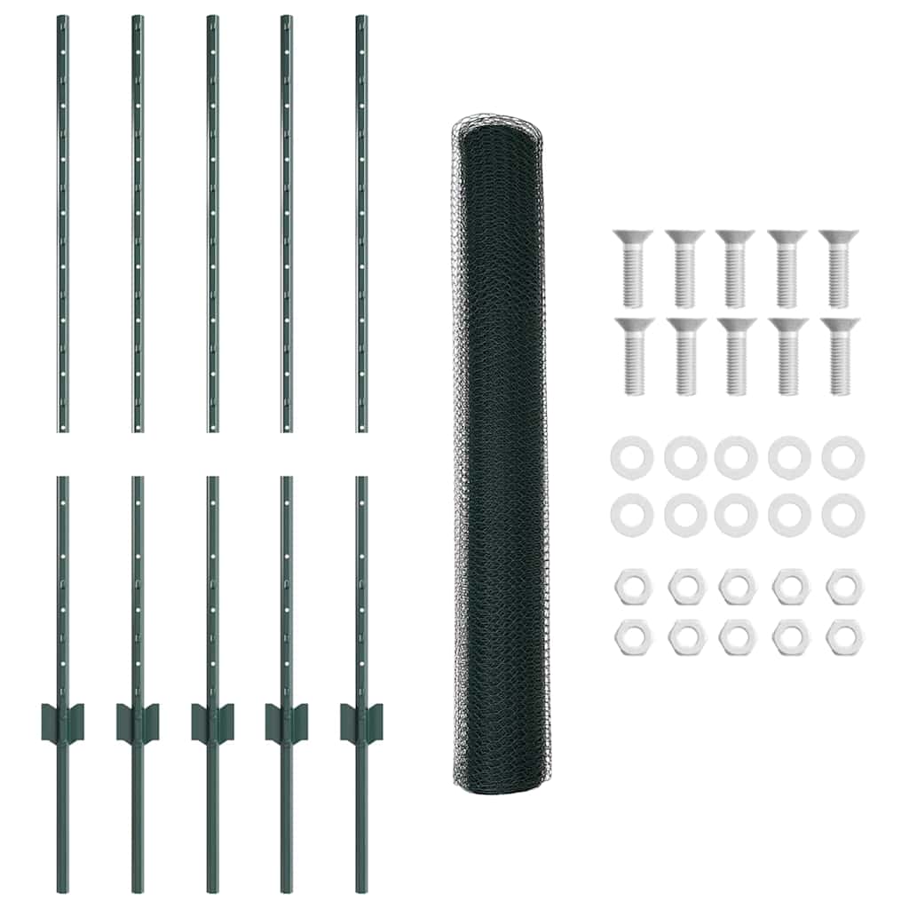 Zavarena žičana ograda 10 x 1 m (Š x V) Čelik premazan PVC-om