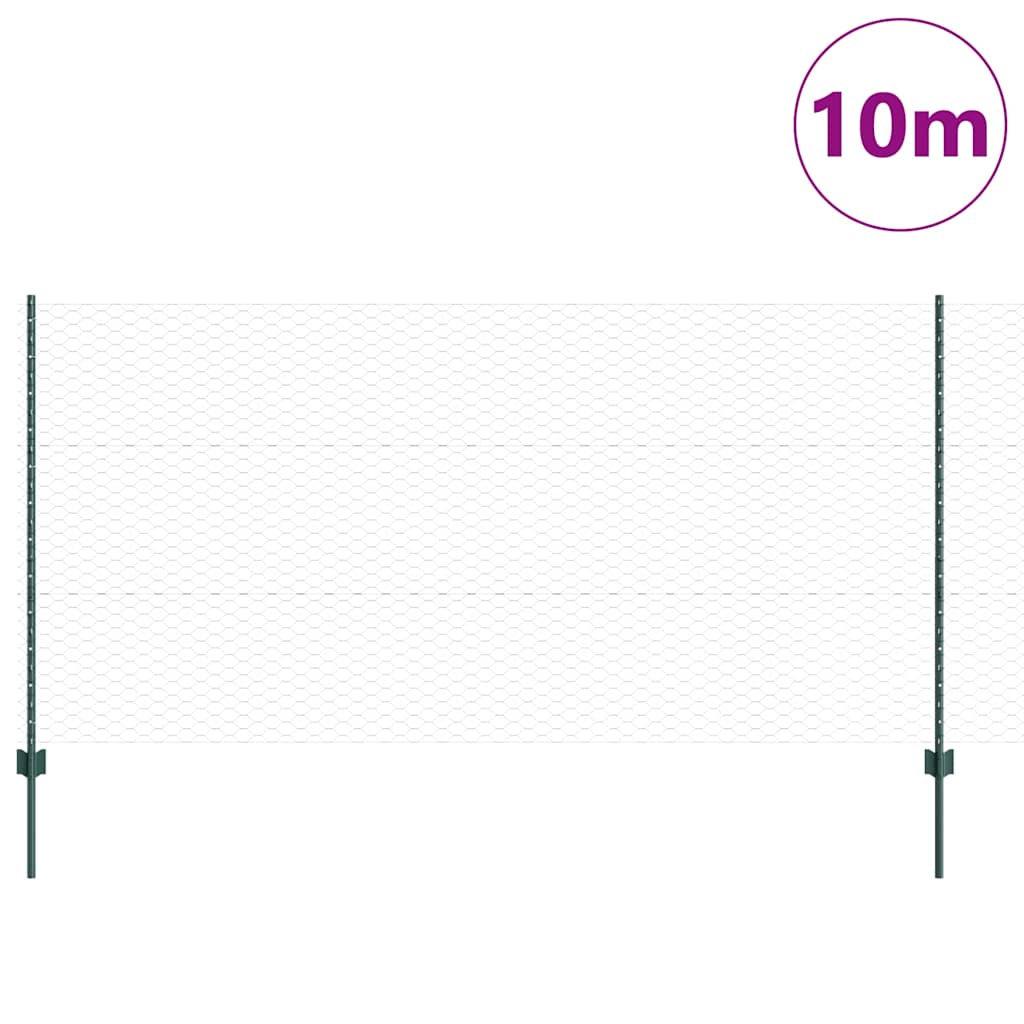 Zavarena žičana ograda 10 x 1,2 m (Š x V) Čelik premazan PVC-om