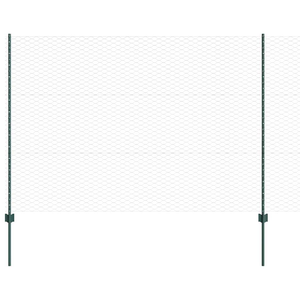 Zavarena žičana ograda 25 x 1,5 m (Š x V) Čelik premazan PVC-om