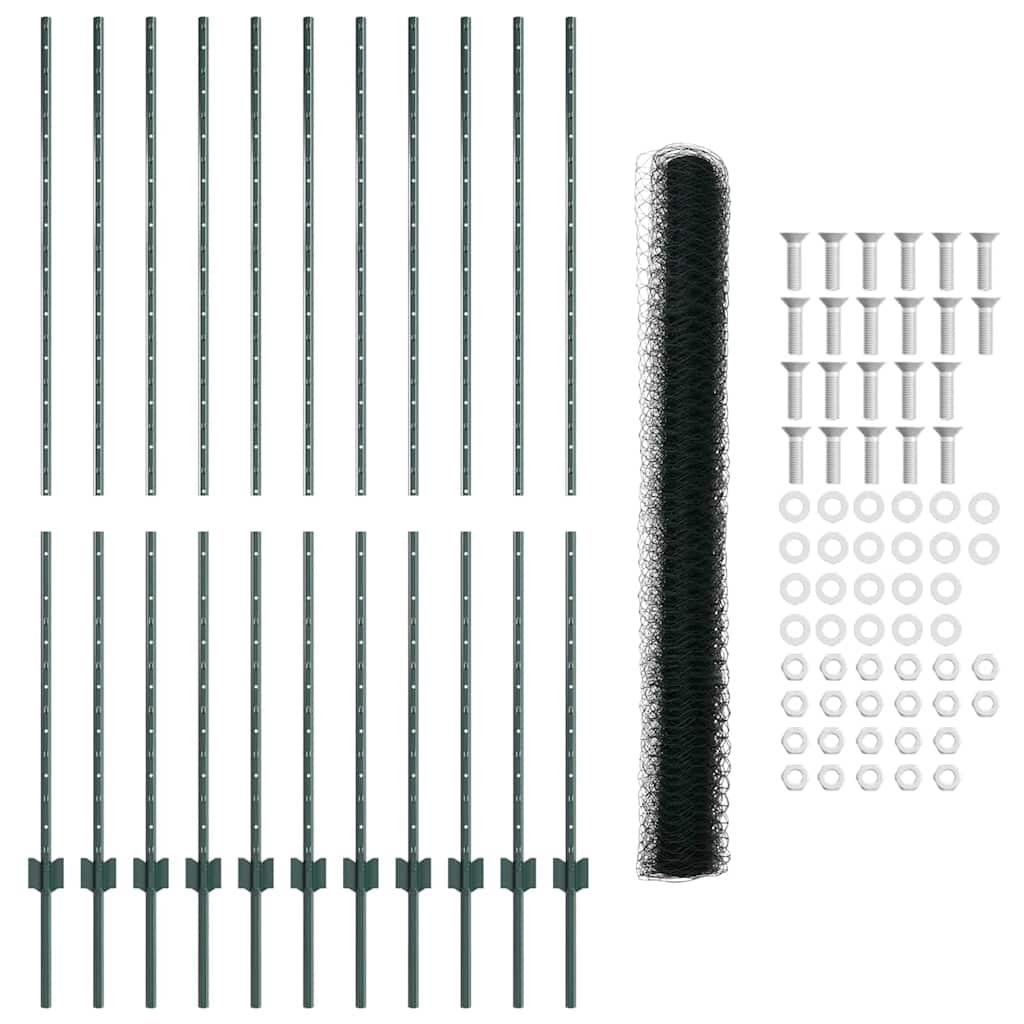 Zavarena žičana ograda 25 x 1,5 m (Š x V) Čelik premazan PVC-om