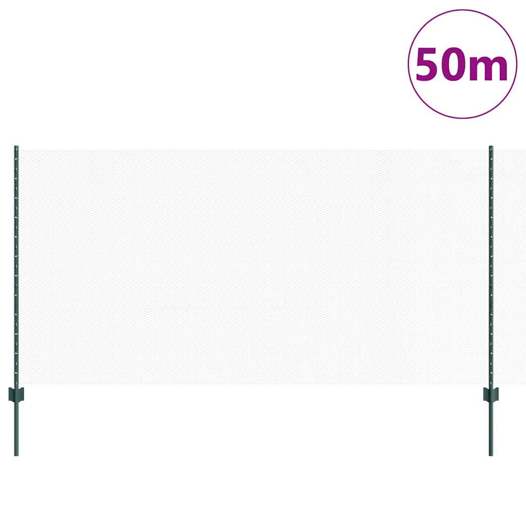 Heksagonalna ograda s stubom 50 x 1,2 m Čelik premazan PVC-om