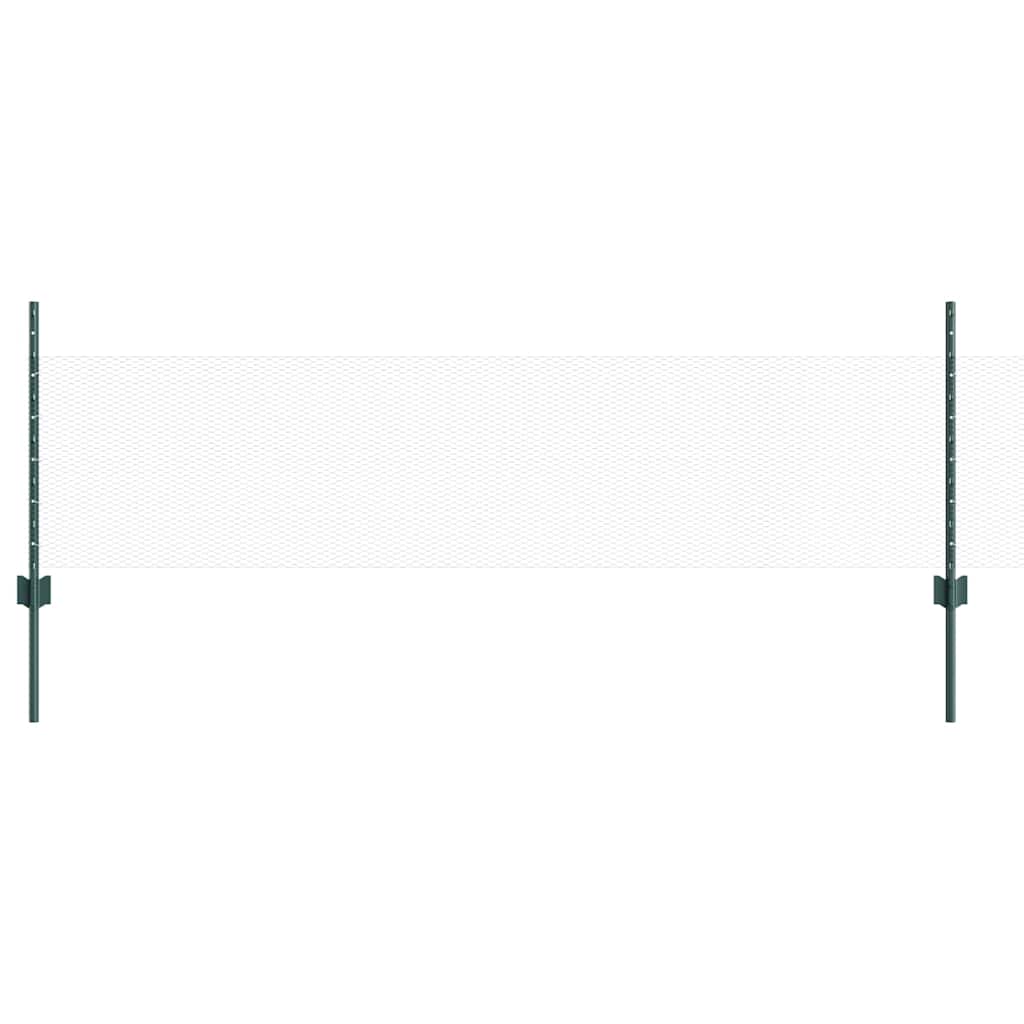 Heksagonalna ograda s stubom 100 x 0,5 m Čelik premazan PVC-om