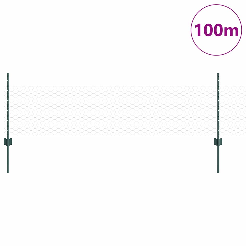 Zavarena žičana ograda 100 x 0,5 m (Š x V)
