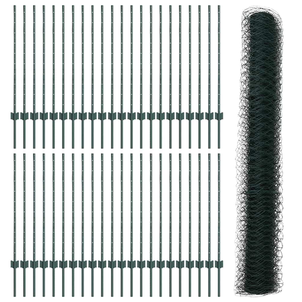 Zavarena žičana ograda 100 x 1 m (Š x V) Čelik premazan PVC-om