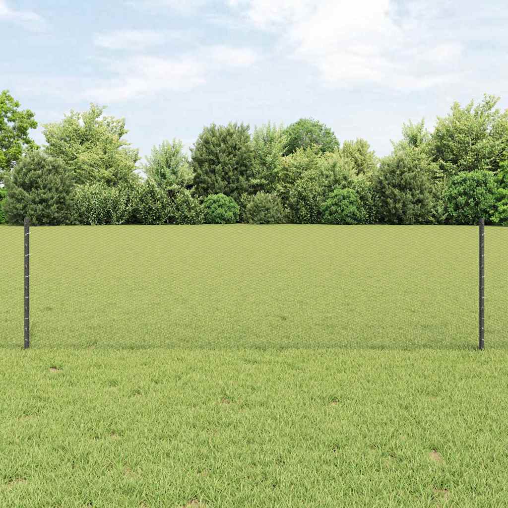 Zavarena žičana ograda 10 x 0,6 m (Š x V) Čelik premazan PVC-om