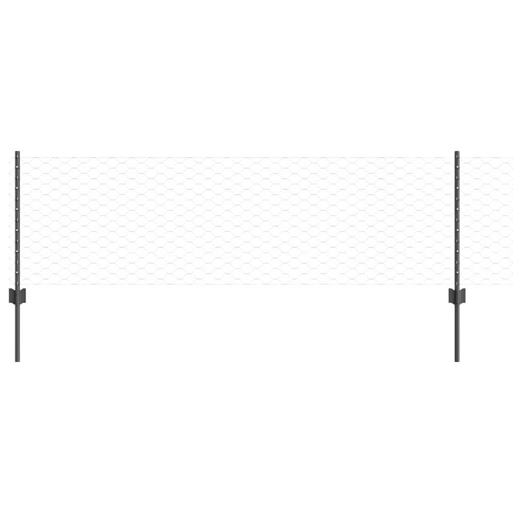 Zavarena žičana ograda 10 x 0,6 m (Š x V) Čelik premazan PVC-om