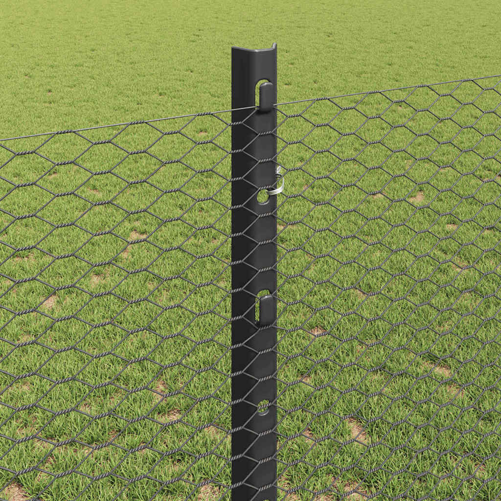 Zavarena žičana ograda 10 x 1,2 m (Š x V) Čelik premazan PVC-om