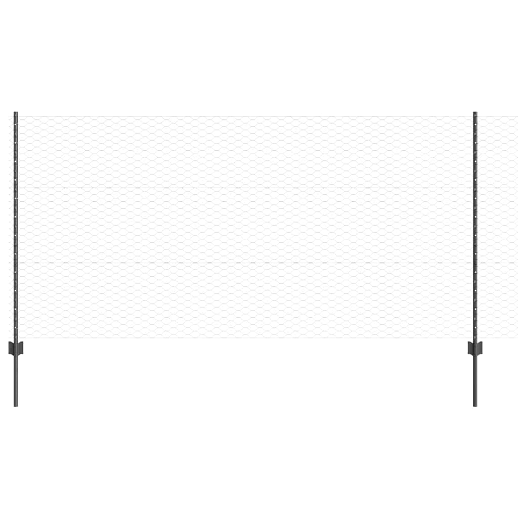 Zavarena žičana ograda 10 x 1,2 m (Š x V) Čelik premazan PVC-om