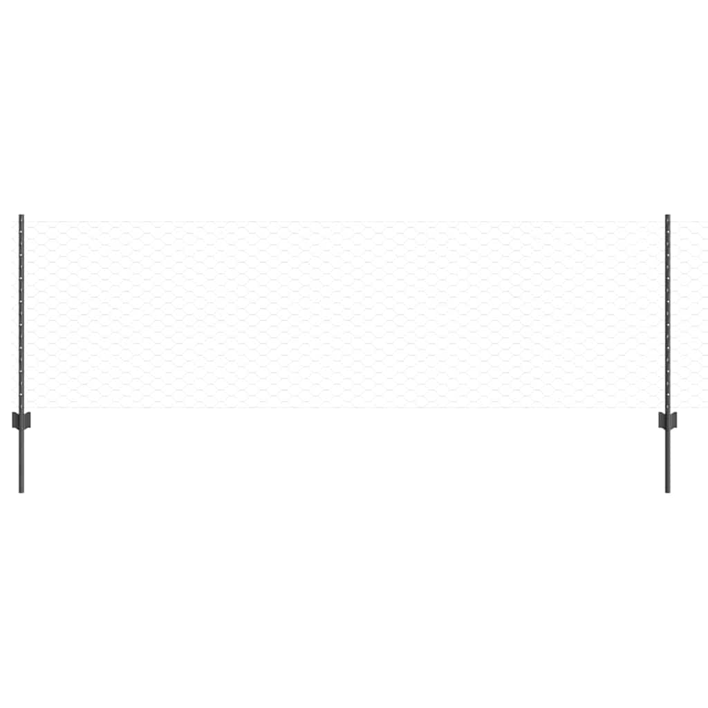 Zavarena žičana ograda 25 x 0,8 m (Š x V) Čelik premazan PVC-om