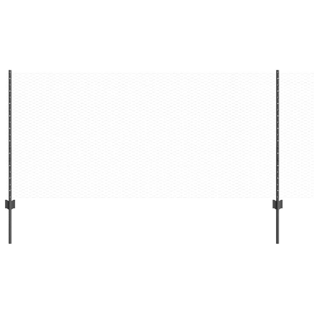 Zavarena žičana ograda 25 x 1 m (Š x V) Čelik premazan PVC-om