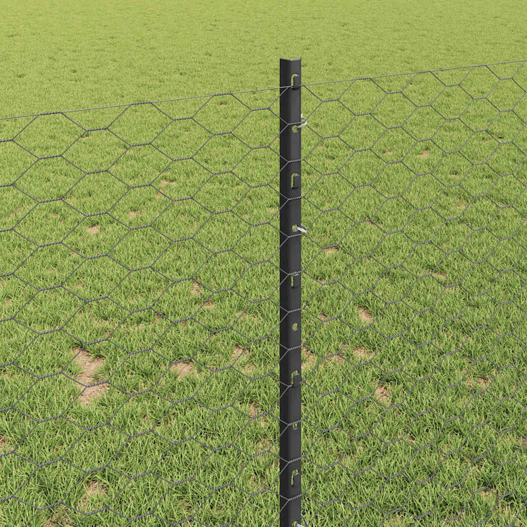 Zavarena žičana ograda 25 x 1 m (Š x V) Čelik premazan PVC-om