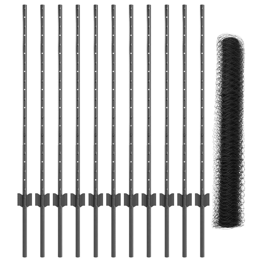 Zavarena žičana ograda 25 x 1 m (Š x V) Čelik premazan PVC-om