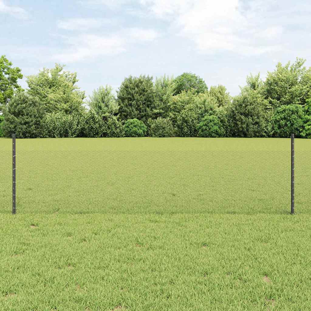 Zavarena žičana ograda 50 x 0,5 m (Š x V) Čelik premazan PVC-om