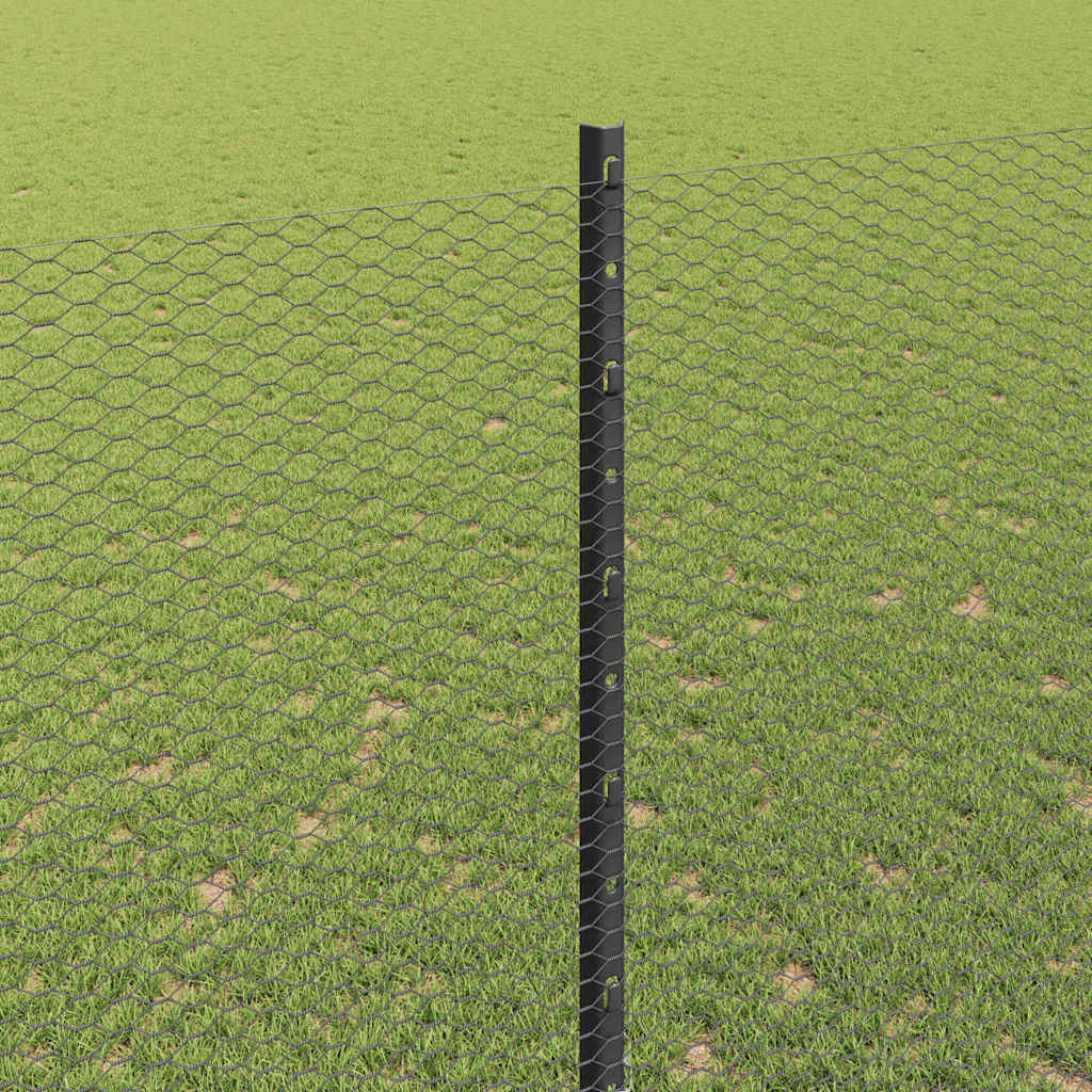 Zavarena žičana ograda 50 x 1,5 m (Š x V) Čelik premazan PVC-om