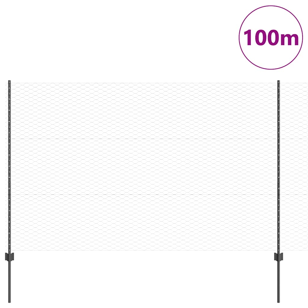 Zavarena žičana ograda 100 x 1,5 m (Š x V)