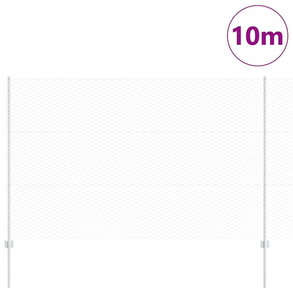 Zavarena žičana ograda 10 x 1,5 m (Š x V) Vruće pocinčani čelik