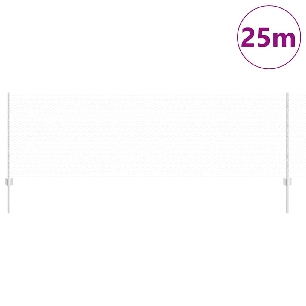 Zavarena žičana ograda 25 x 0,8 m (Š x V) Vruće pocinčani čelik