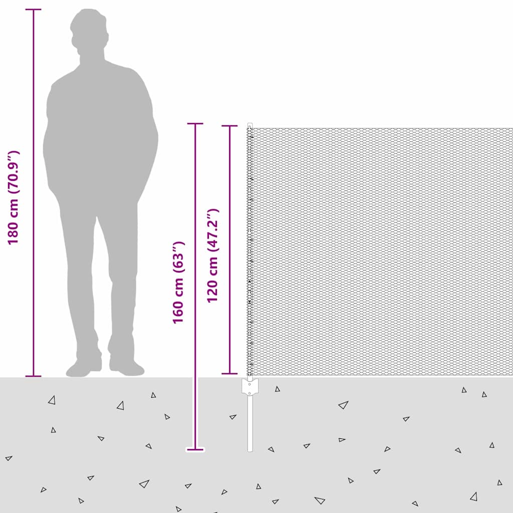 Zavarena žičana ograda 25 x 1,2 m (Š x V) Vruće pocinčani čelik