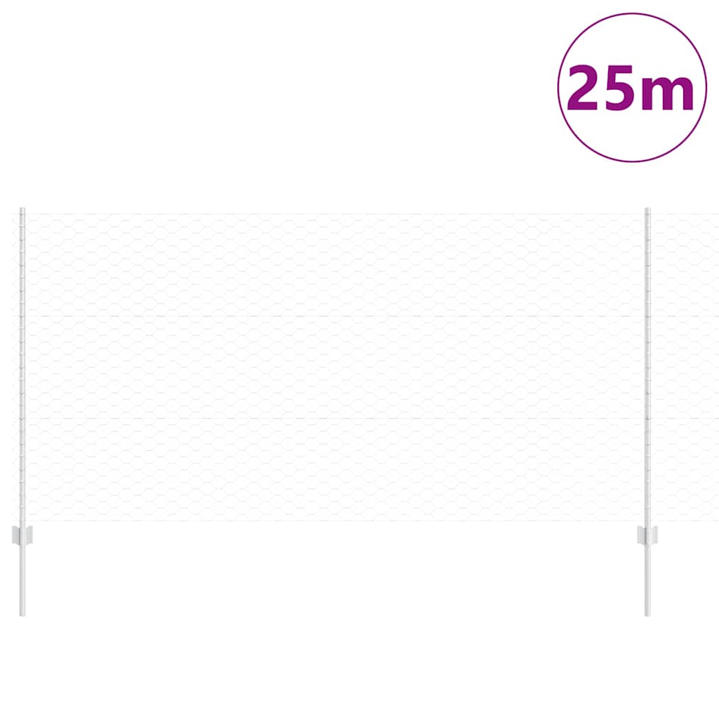 Zavarena žičana ograda 25 x 1,2 m (Š x V) Vruće pocinčani čelik