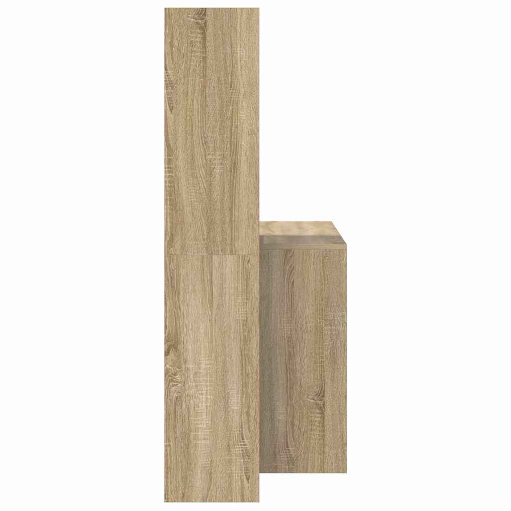 Stol Sonoma hrast 138,5 x 55 x 143 cm Konstruirano drvo