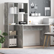 Stol Betonski sivi 138,5 x 55 x 143 cm Konstruirano drvo