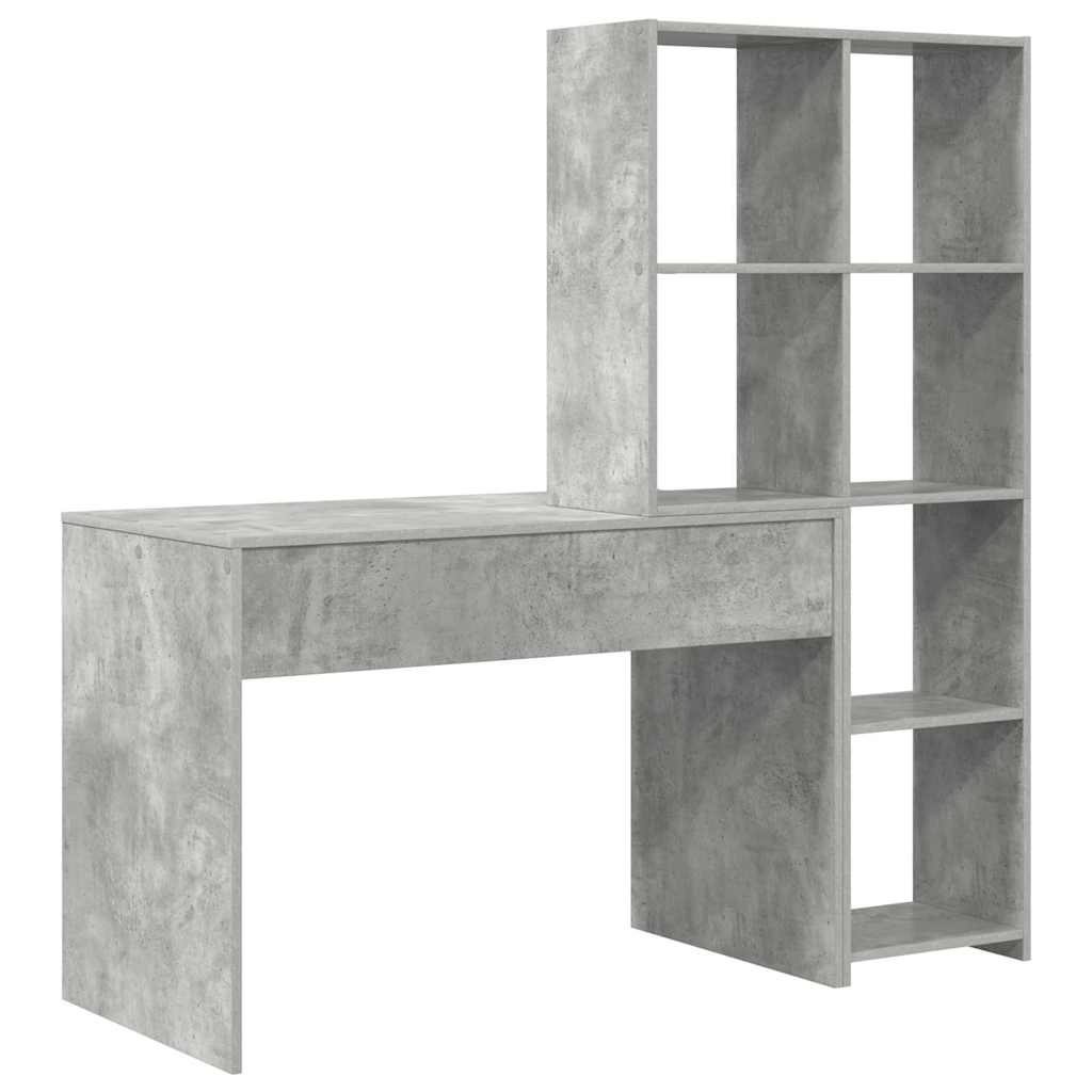 Stol Betonski sivi 138,5 x 55 x 143 cm Konstruirano drvo