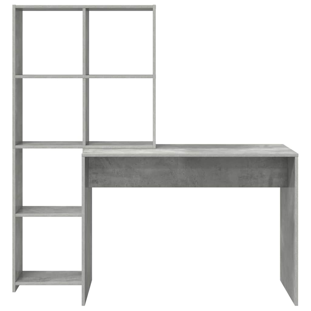 Stol Betonski sivi 138,5 x 55 x 143 cm Konstruirano drvo