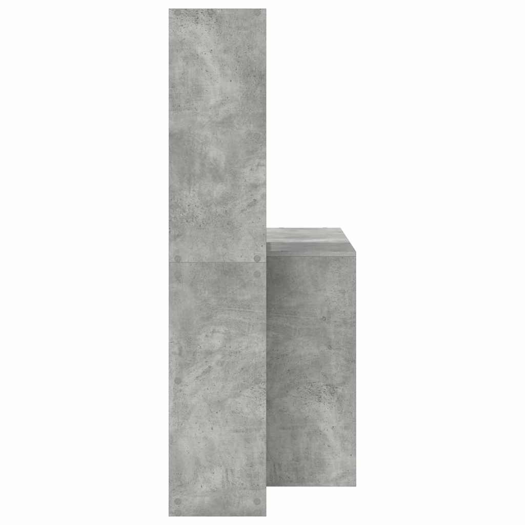 Stol Betonski sivi 138,5 x 55 x 143 cm Konstruirano drvo