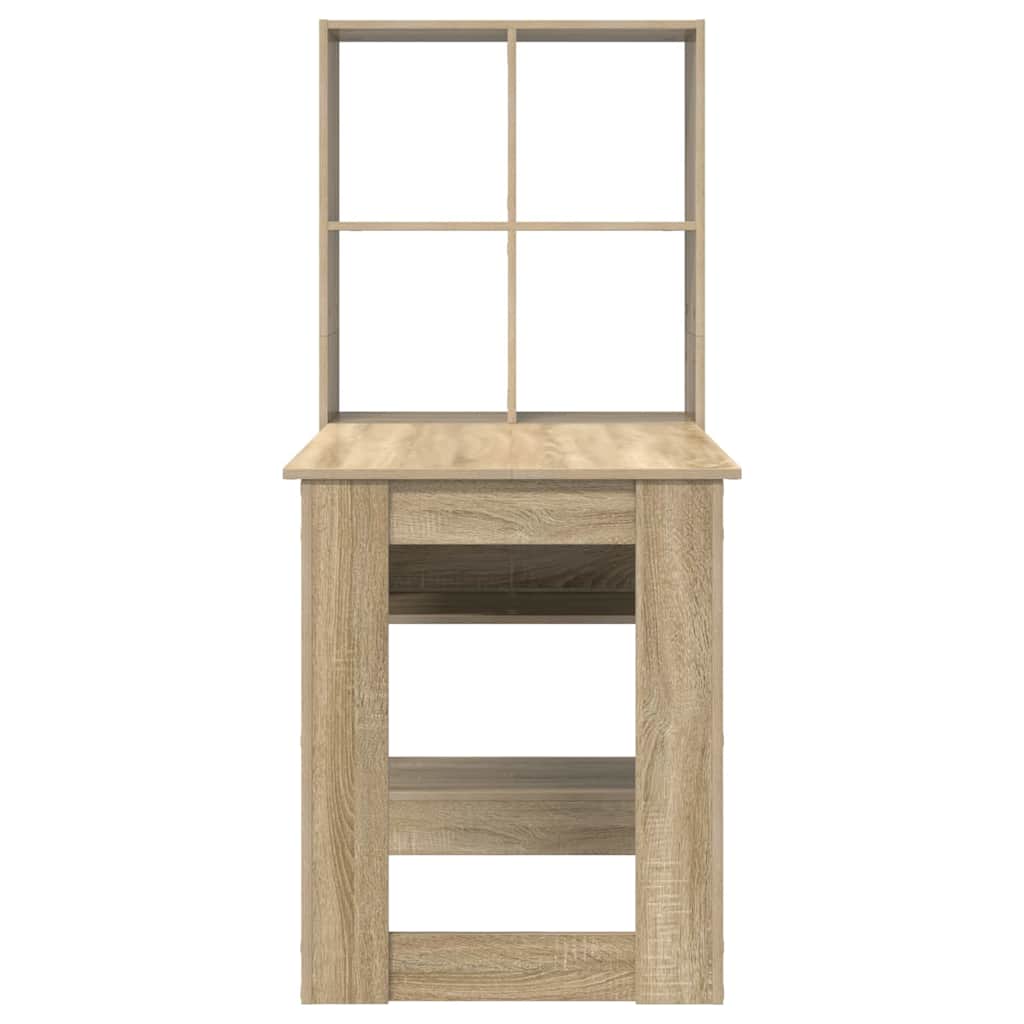 Stol s policom Sonoma hrast 122 x 67 x 145 cm Konstruirano drvo