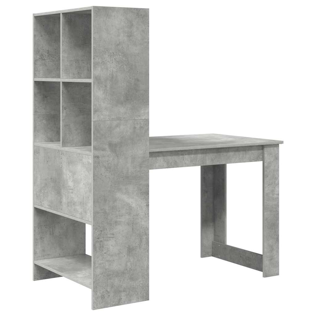 Stol Betonski sivi 122 x 67 x 145 cm Konstruirano drvo