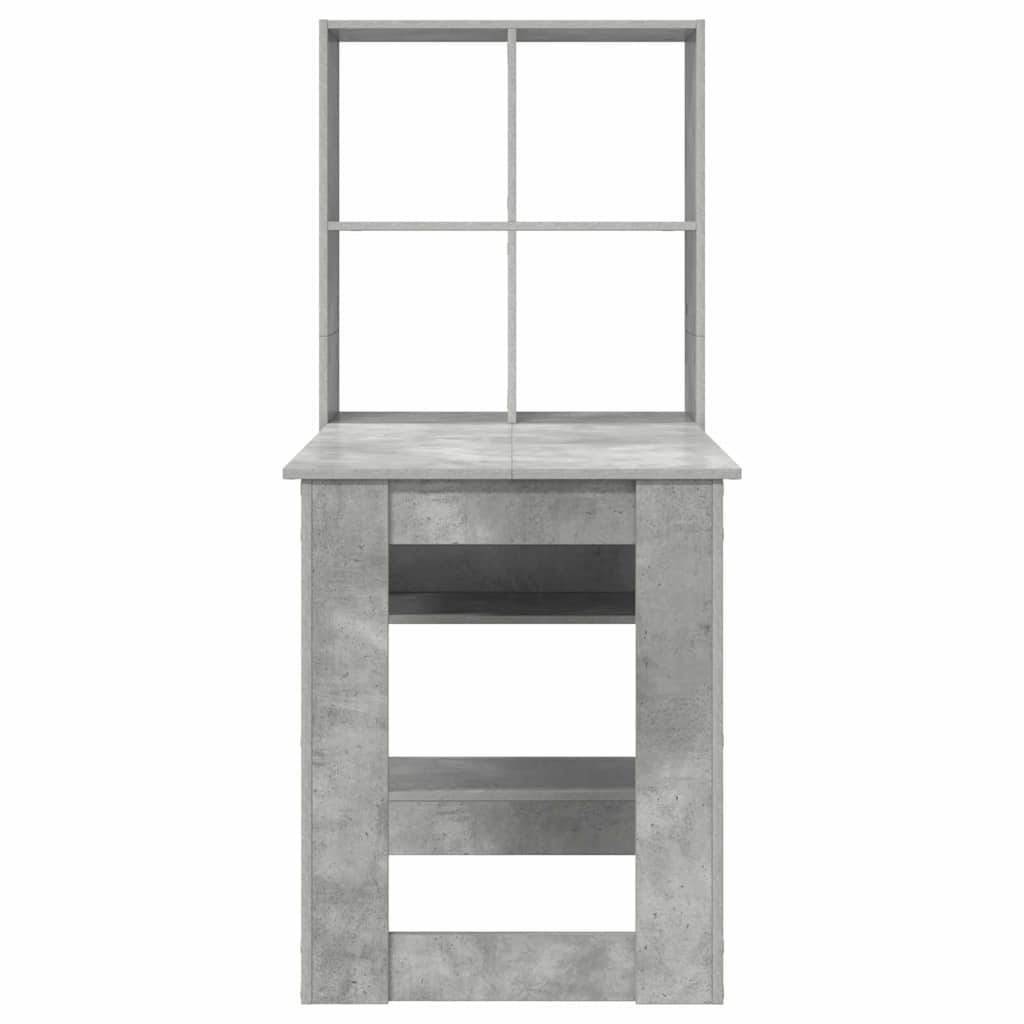 Stol Betonski sivi 122 x 67 x 145 cm Konstruirano drvo