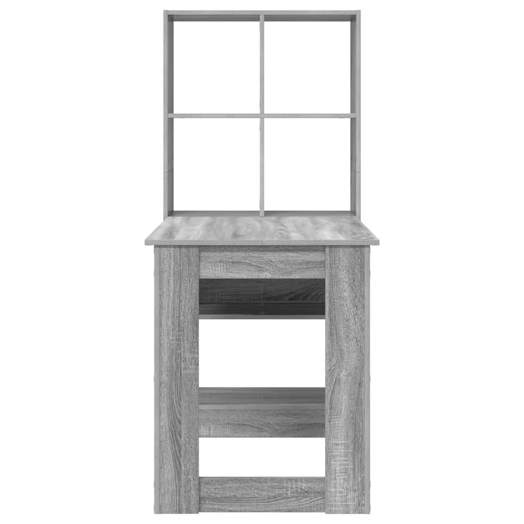 Stol s policom Siva Sonoma 122 x 67 x 145 cm Konstruirano drvo