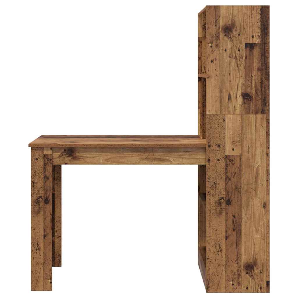 Stol s policom Staro drvo 122 x 67 x 145 cm Konstruirano drvo