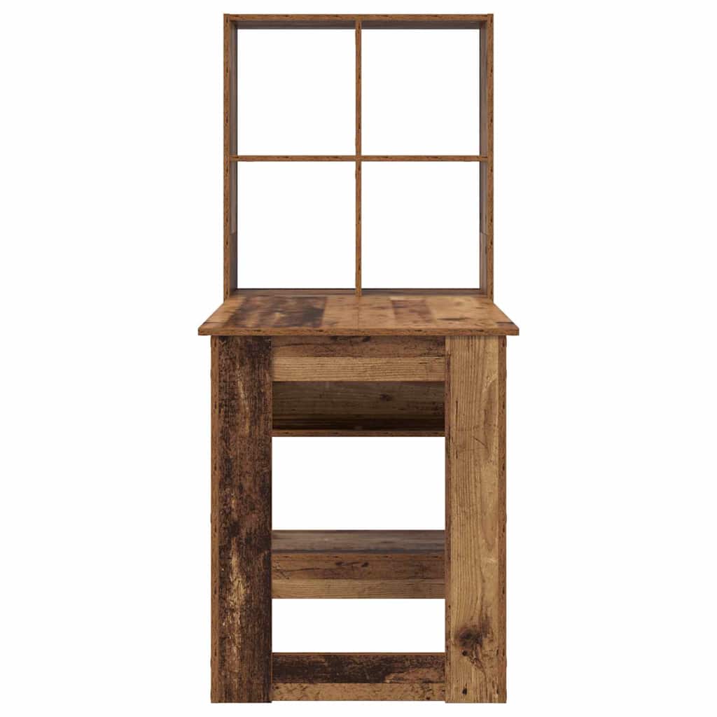 Stol s policom Staro drvo 122 x 67 x 145 cm Konstruirano drvo