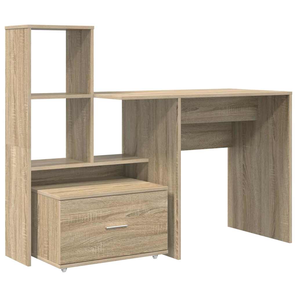 Stol Sonoma hrast 131,5 x 50 x 106,5 cm Konstruirano drvo