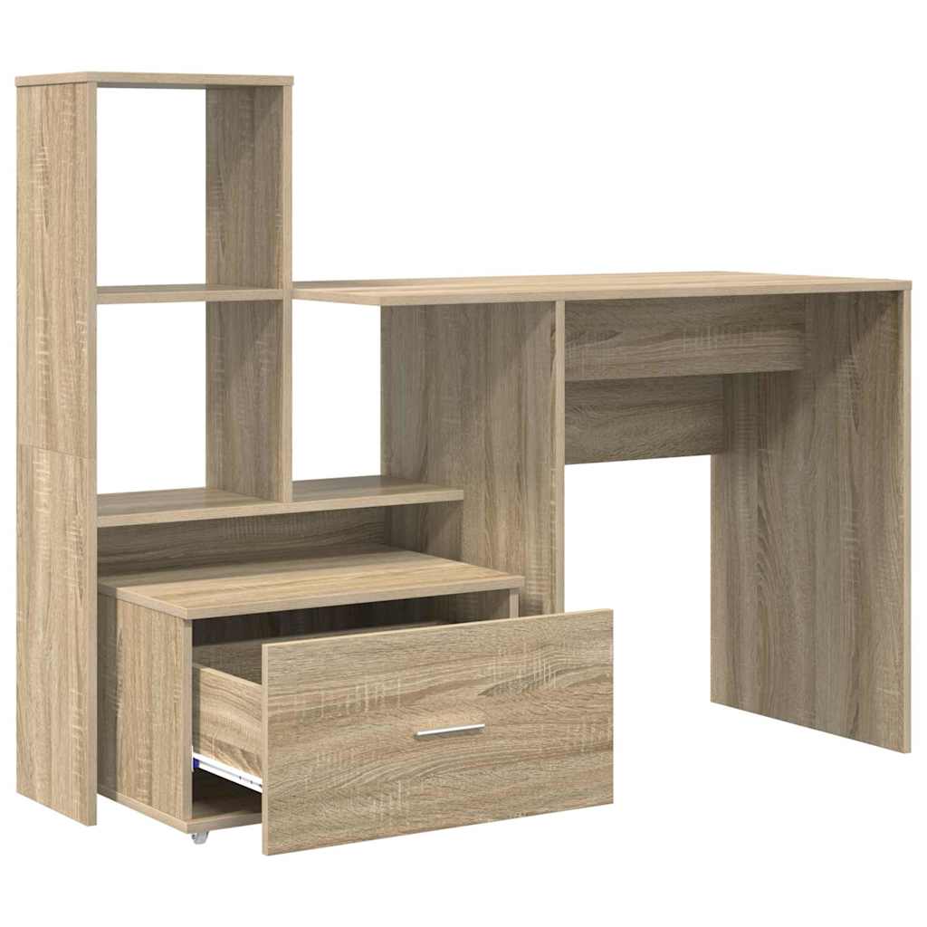 Stol Sonoma hrast 131,5 x 50 x 106,5 cm Konstruirano drvo