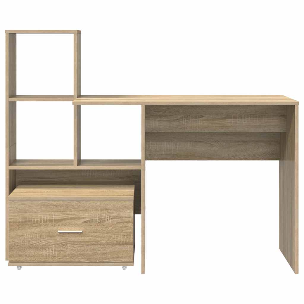 Stol Sonoma hrast 131,5 x 50 x 106,5 cm Konstruirano drvo