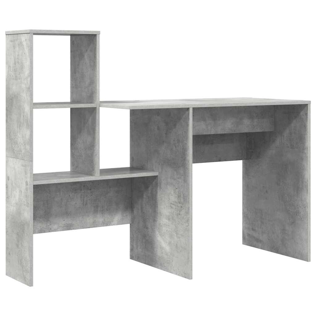Stol Betonski sivi 131,5 x 50 x 106,5 cm Konstruirano drvo