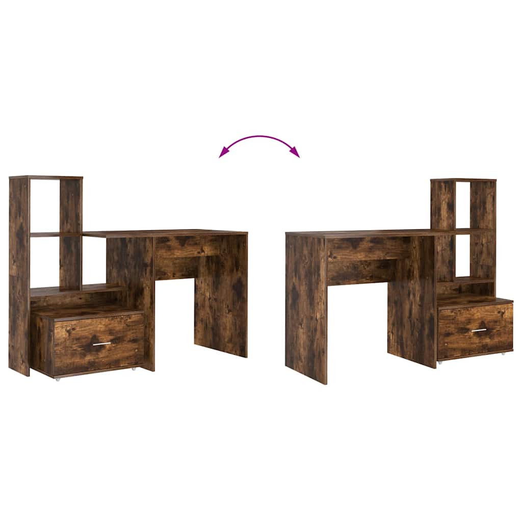 Stol Dimljeni hrast 131,5 x 50 x 106,5 cm Konstruirano drvo