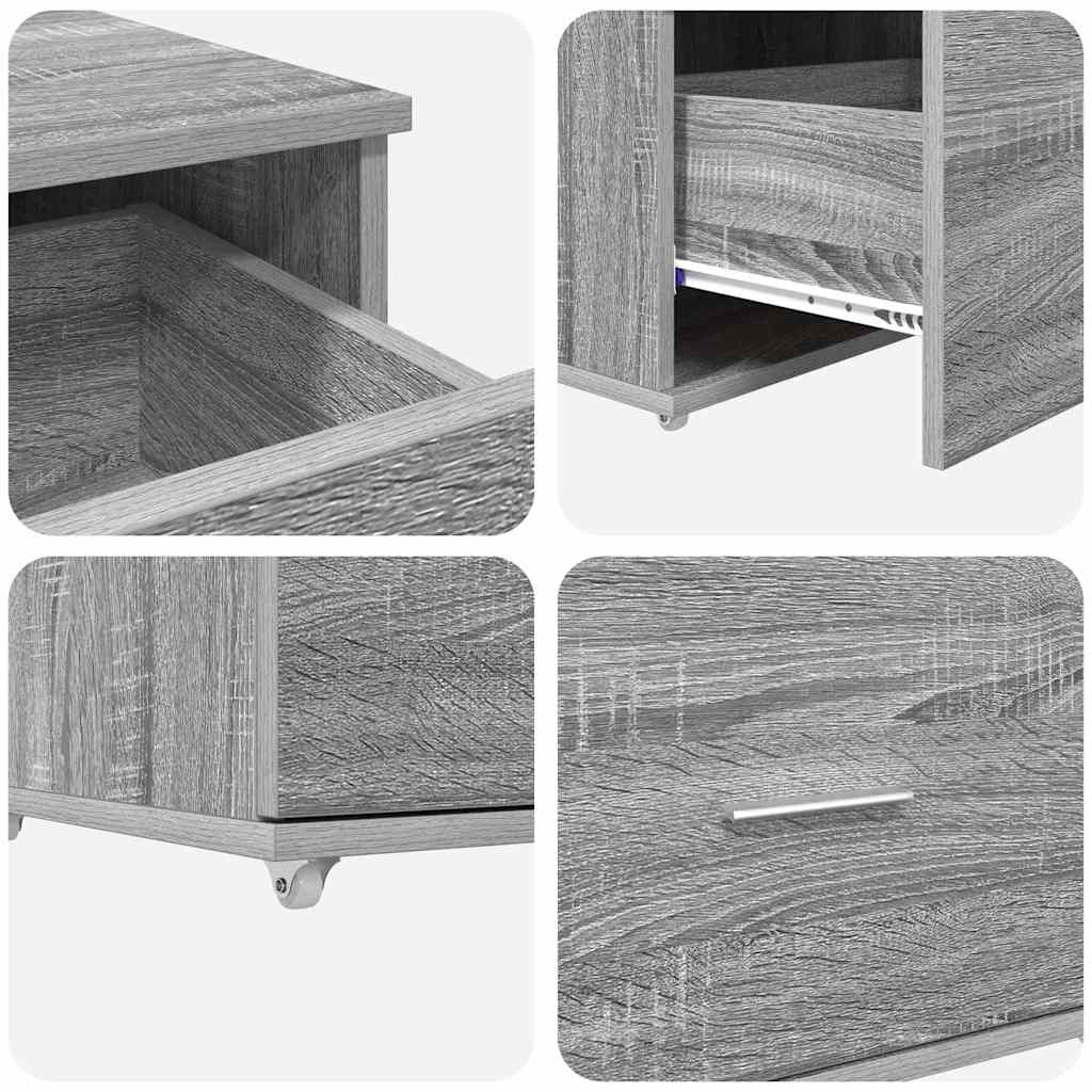 Stol Siva Sonoma 131,5 x 50 x 106,5 cm Konstruirano drvo