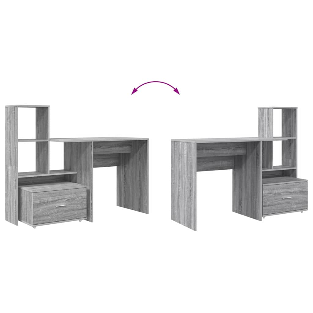 Stol Siva Sonoma 131,5 x 50 x 106,5 cm Konstruirano drvo