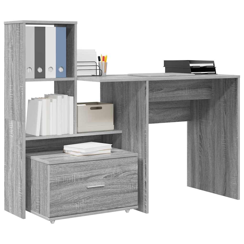 Stol Siva Sonoma 131,5 x 50 x 106,5 cm Konstruirano drvo