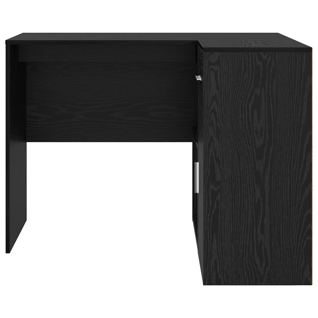 Kutni stol s ladicama Crni hrast 102 x 88 x 75 cm